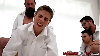 Teen mormons banged raw