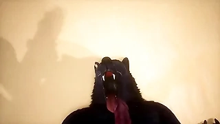 Pov two uncaring wolves shafting - Wildlife