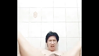 FagTeetajet Thai gay boy masturbate, drink my piss and cum and penetrate my ass, anal