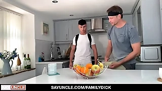 FamilyDick -  Receiving A Dick And Foot Massage Foreigner Stepson