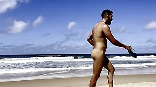 Nudist Beach Time - Nude guy bugger about Trailer