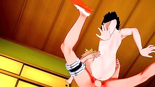 Naruto Yaoi - Sasuke chestjob and anal by Naruto - Poltroon crossdress Japanese Asian Manga Anime Jacket  Game Porn Detached
