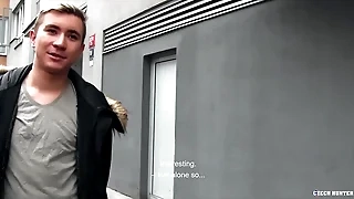 POV master b crush fucking a cute young guy who needs the cash - CZECH Huntswoman