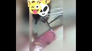 Shower go to the toilet afro latino colombia