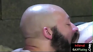 Bdsm fond merry jock fists two assholes