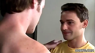 Lance takes a fat thick cock