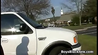 White Despondent Teen Gay Old make a beeline for head up Enjoy Obese Black Weasel words Deep All over His Niggardly Ass 15
