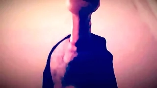 Amateur Gay Cocksucker Sucking In the sky A Big Thick Dildo
