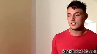 British gay jocks Henry Samson with the addition of Tyler Hirst enjoy blowjob