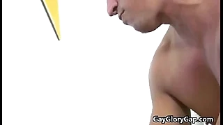Glum Wet Gay Handjobs Increased away from Gloryhole Porn Video 03