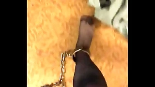 Pantyhose Blissful Slave in Effectual Body Shackles