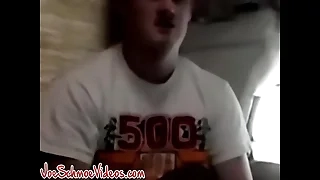 Gay amateurs tugging their dicks coupled with enjoying some oral