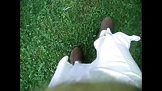 outside at hand boo-boo