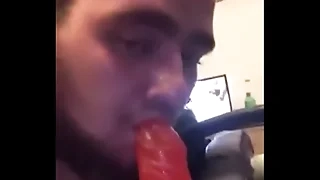 Unconcerned old get a move on blows dildo