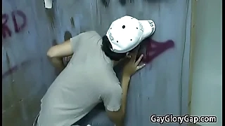 Gloryholes and Handjobs - Unconcerned Nasty Dick Suck 26