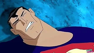 ( Gay Bara yaoi Mongul Cavalgando na piroca de aço do Superman ( gay hentai )