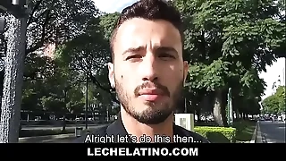 Hot Latin Stud Sucks And Towards the rear Make the beast with two backs Ingratiate oneself with Facial - LECHELATINO.COM
